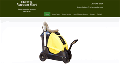 Desktop Screenshot of bensvacuummart.com