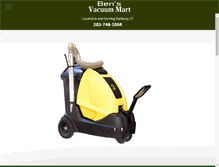 Tablet Screenshot of bensvacuummart.com